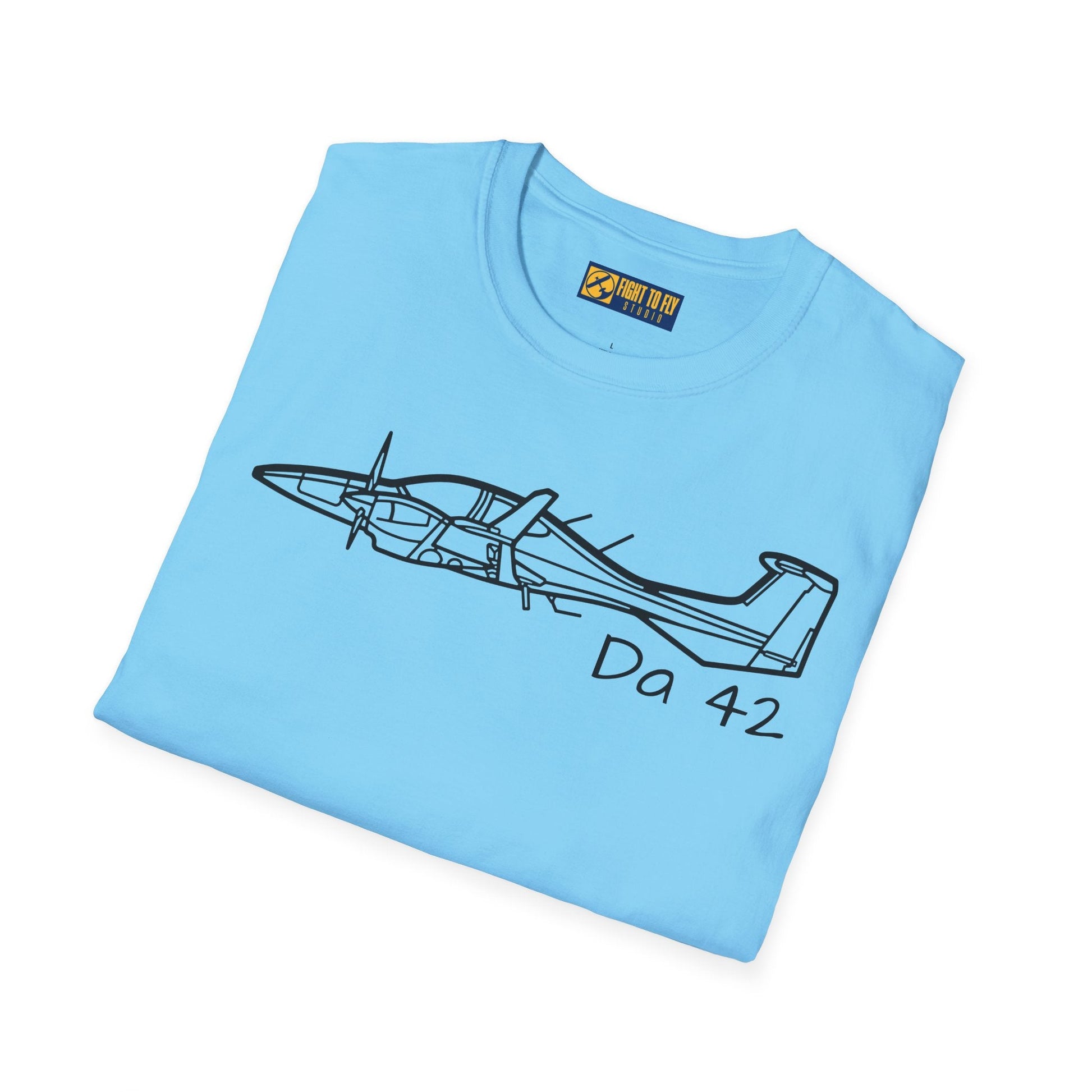 DA42 Twin Star T-Shirt – Modern Diamond Twin-Engine Plane Tee - Gifts for pilots - Aviation apparel