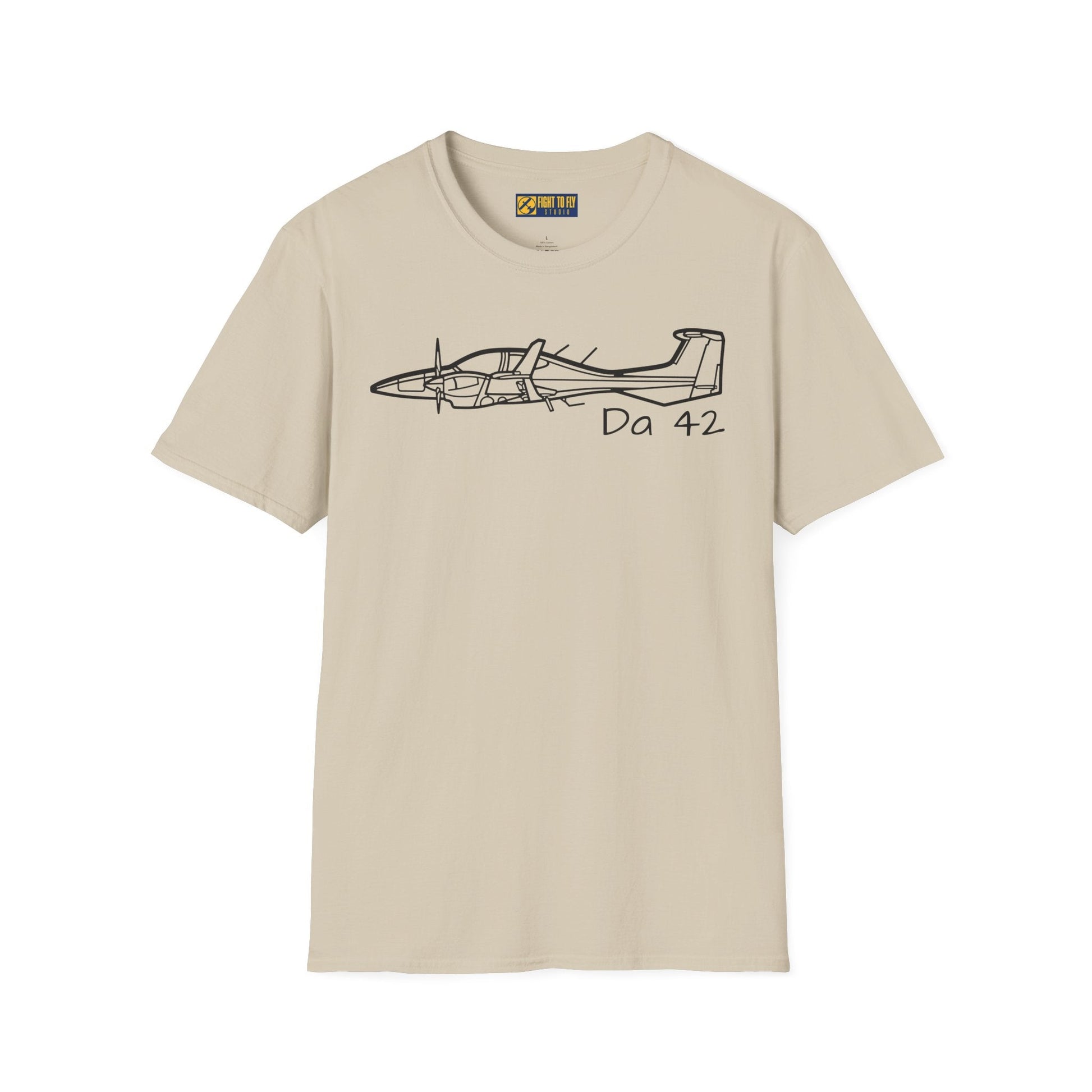 DA42 Twin Star T-Shirt – Modern Diamond Twin-Engine Plane Tee - Gifts for pilots - Aviation apparel