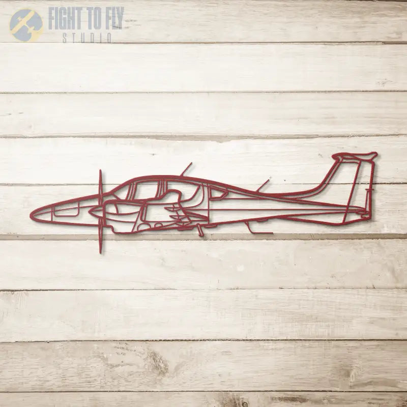DA62 Die Cut Metal Wall Art - Sign - Pilot gifts - WWII warbird t-shirt