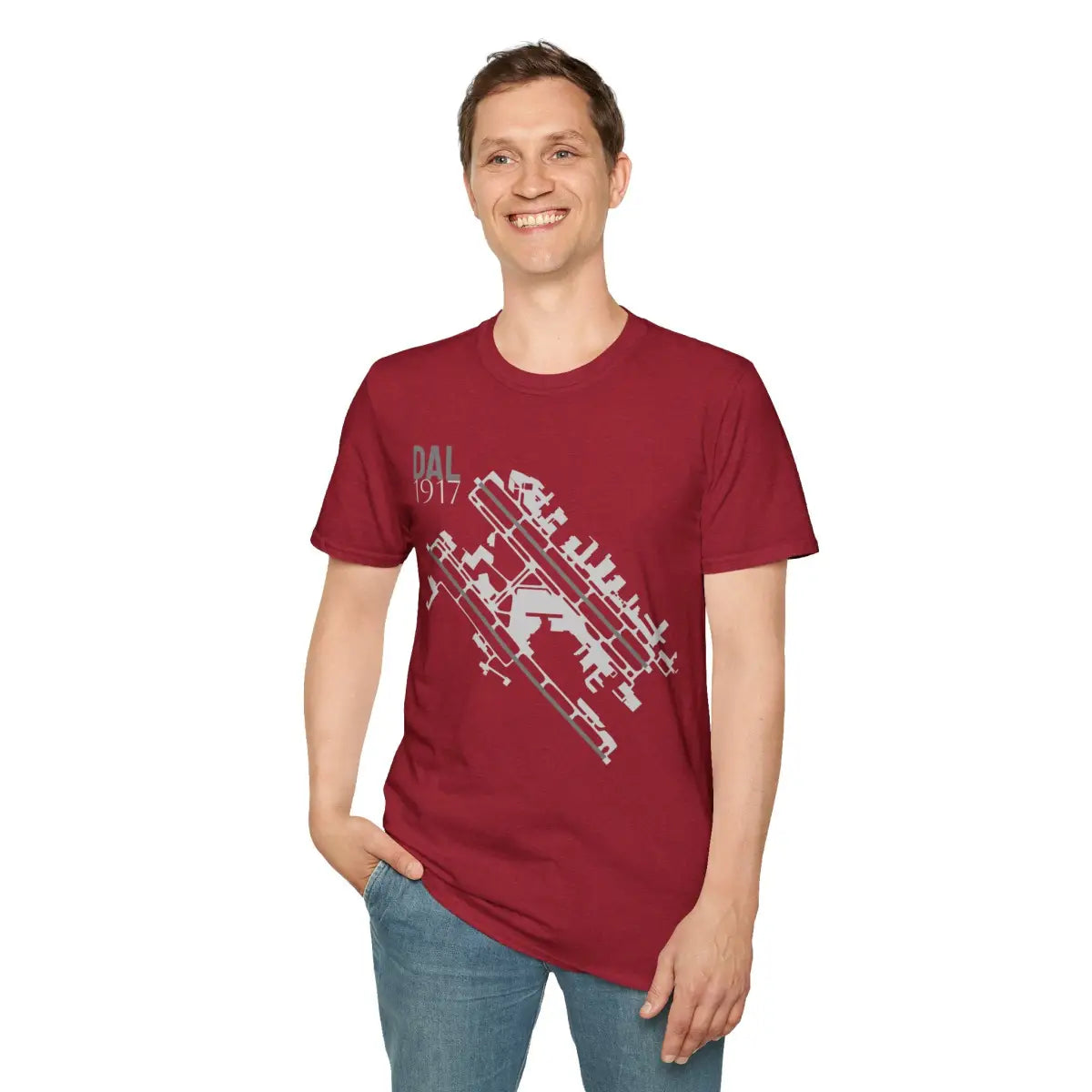 DAL Dallas Love Field - 1917 - Tee - T-Shirt - Gifts for pilots - Aviation apparel
