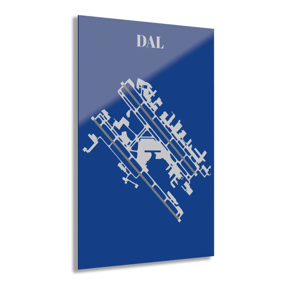 DAL - Dallas Love Field Acrylic Prints - Home Decor - Pilot gifts - WWII warbird t-shirt
