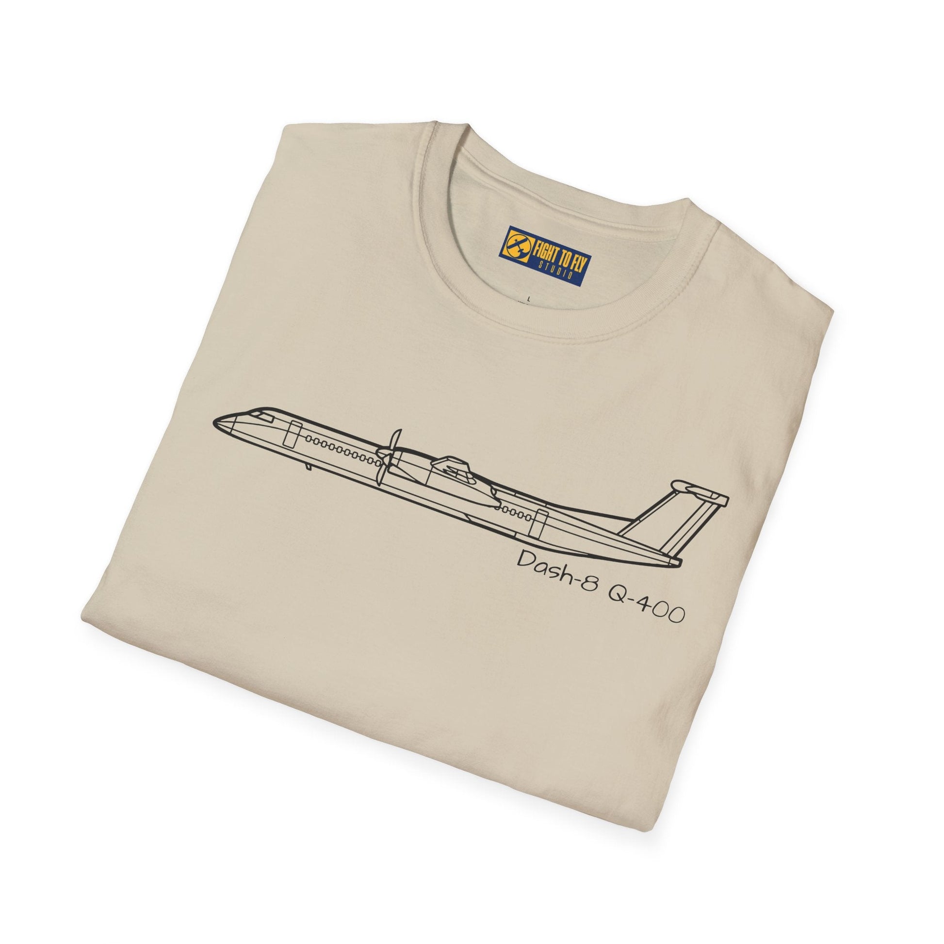 Dash-8 Q400 T-Shirt – Regional Turboprop Airliner Aviation Tee - Pilot gifts - WWII warbird t-shirt