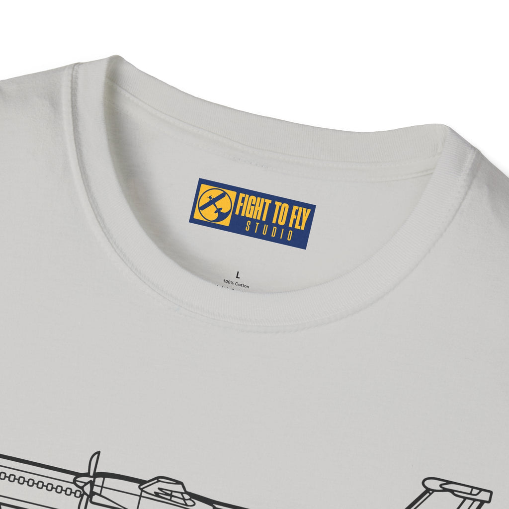 Dash-8 Q400 T-Shirt – Regional Turboprop Airliner Aviation Tee - Pilot gifts - WWII warbird t-shirt