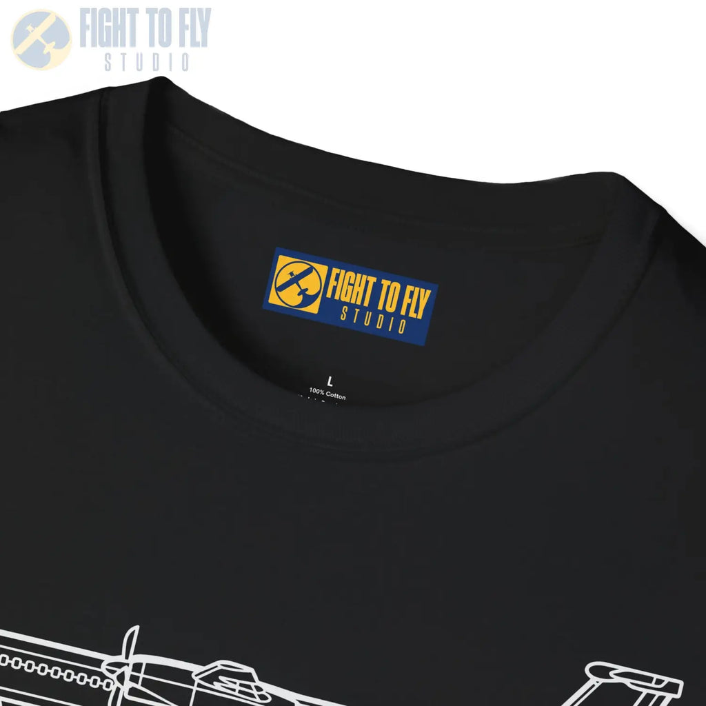 Dash-8 Q400 T-Shirt - Pilot gifts - WWII warbird t-shirt