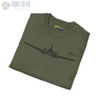 DC-3 Front View T-Shirt - Pilot gifts - WWII warbird t-shirt