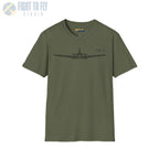 DC-3 Front View T-Shirt - Pilot gifts - WWII warbird t-shirt
