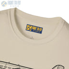 DC-3 Side View T-Shirt - Pilot gifts - WWII warbird t-shirt