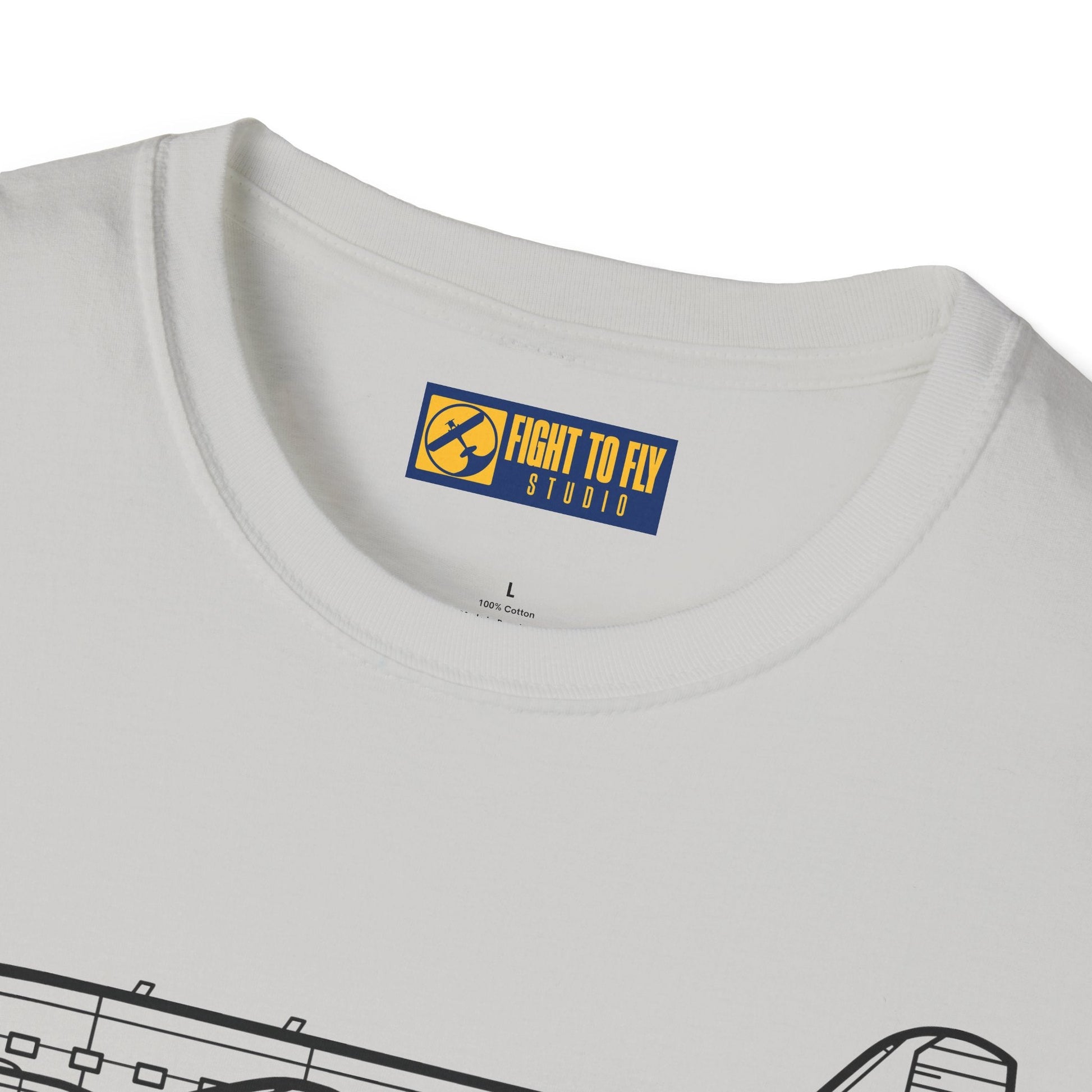 DC-3 Side View T-Shirt – Douglas Classic Airliner Aviation Tee - Gifts for pilots - apparel