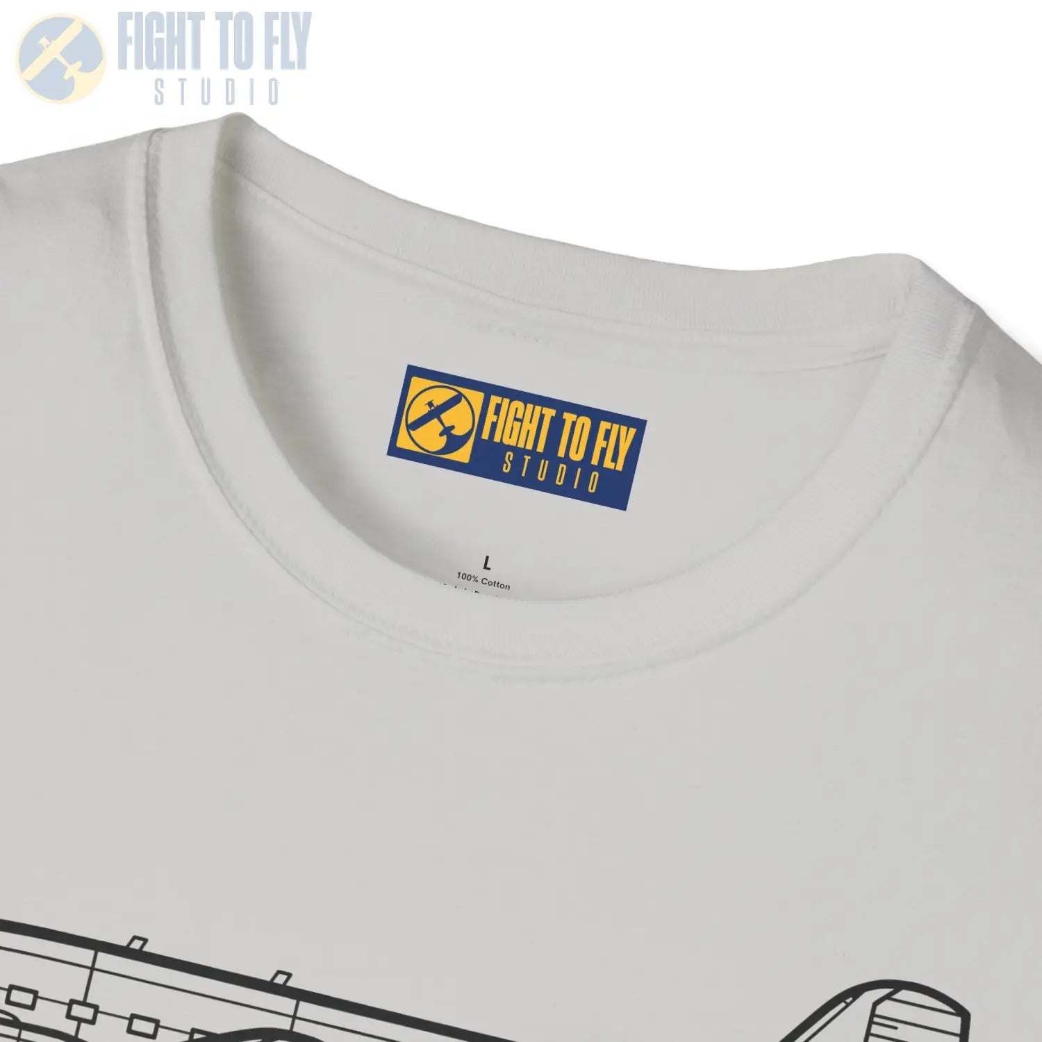 DC-3 Side View T-Shirt - Pilot gifts - WWII warbird t-shirt