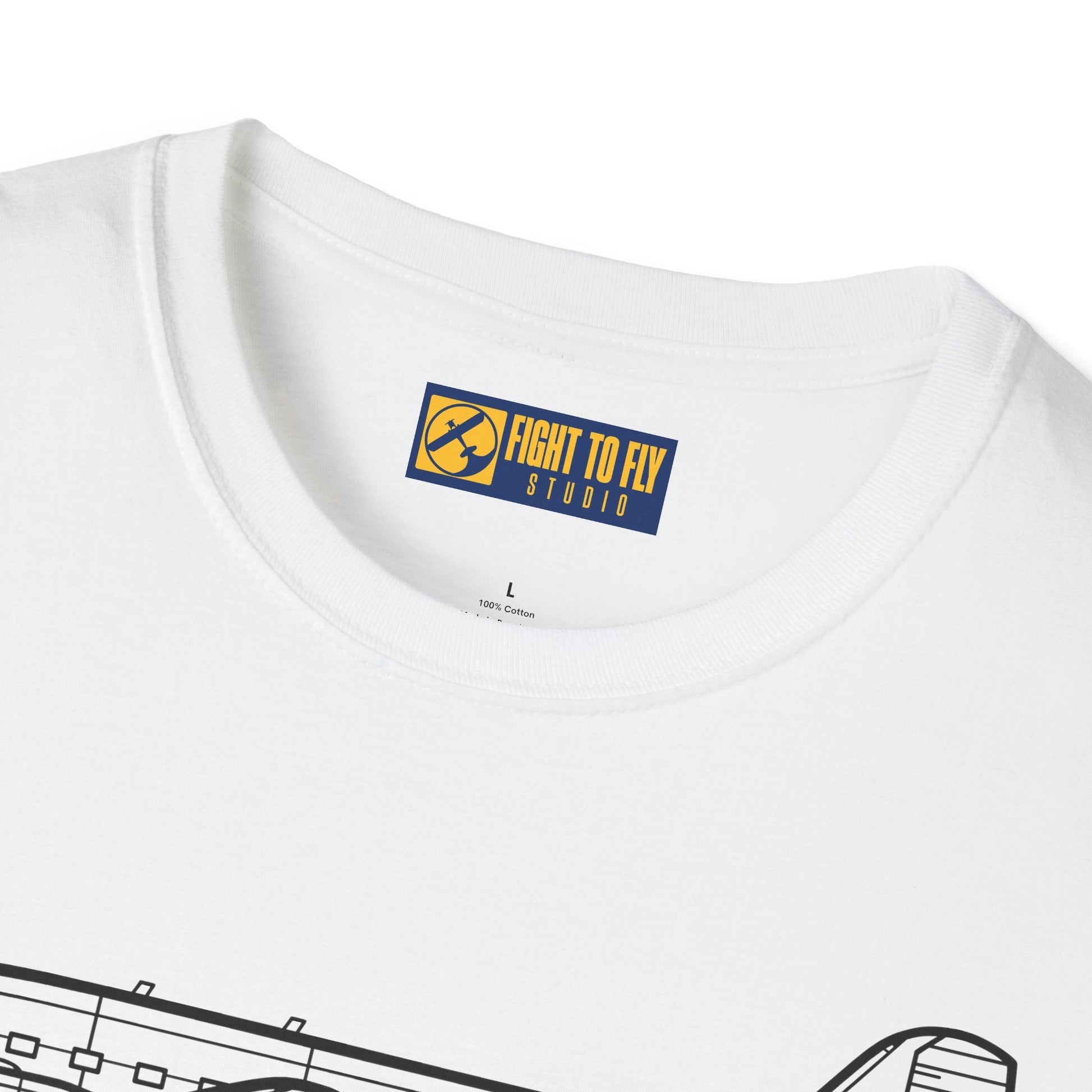 DC-3 Side View T-Shirt – Douglas Classic Airliner Aviation Tee - Gifts for pilots - apparel