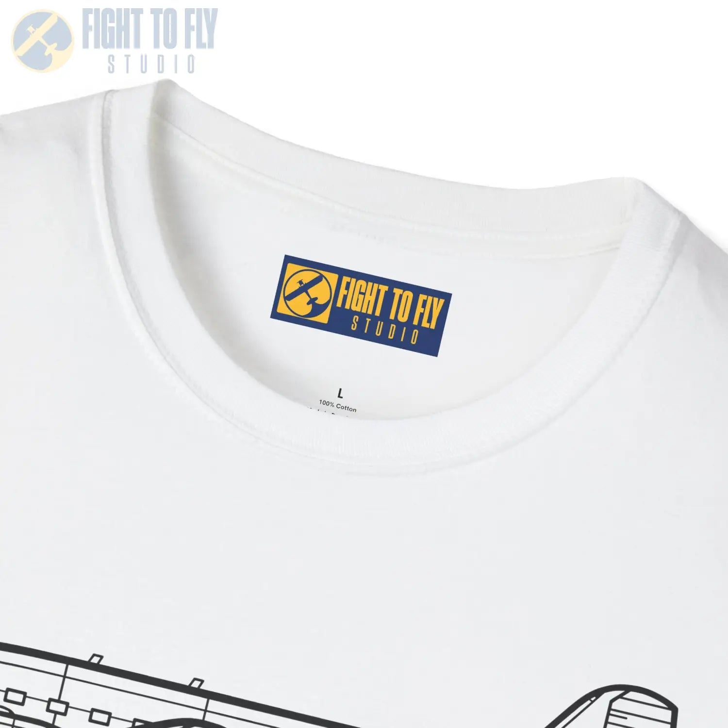 DC-3 Side View T-Shirt - Pilot gifts - WWII warbird t-shirt
