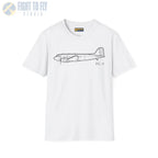 DC-3 Side View T-Shirt - Pilot gifts - WWII warbird t-shirt