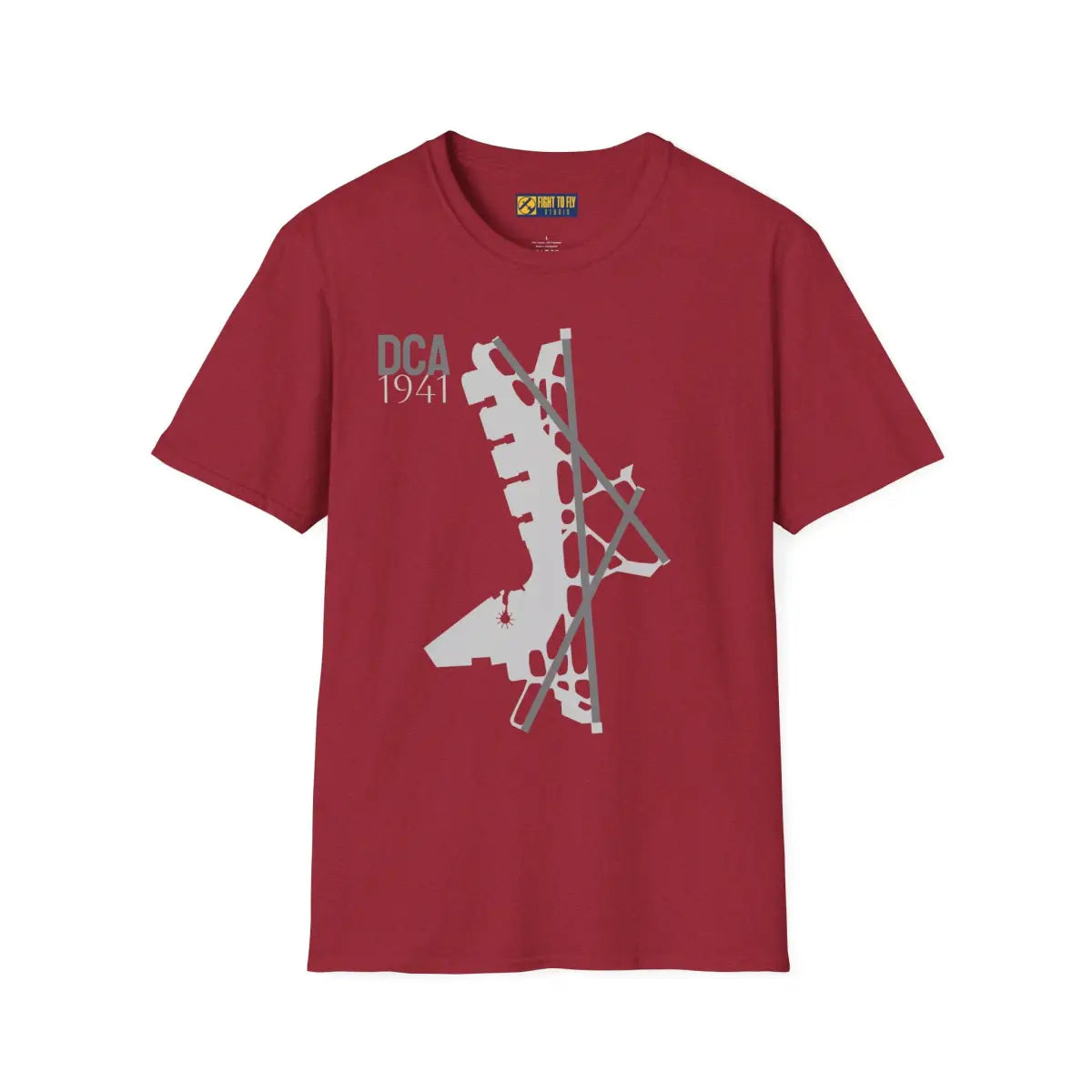 DCA Ronald Reagan Washington National 1941 - Tee - T-Shirt - Gifts for pilots - Aviation apparel