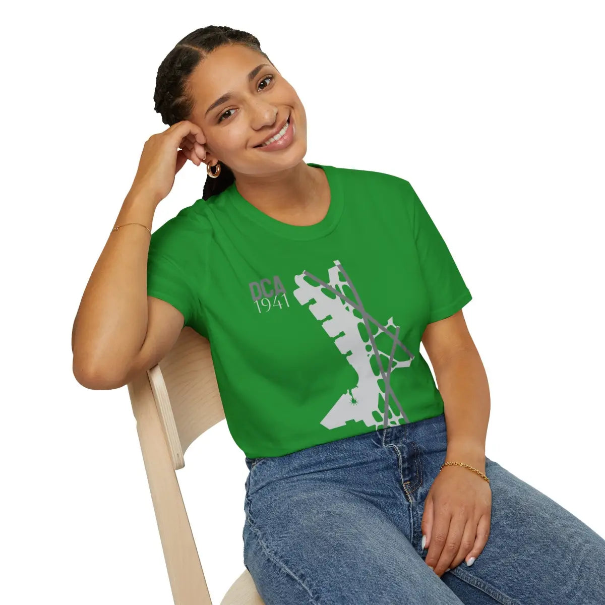 DCA Ronald Reagan Washington National 1941 - Tee - T-Shirt - Gifts for pilots - Aviation apparel