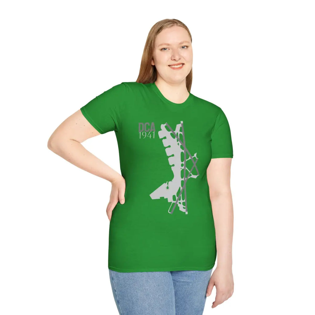DCA Ronald Reagan Washington National 1941 - Tee - T-Shirt - Gifts for pilots - Aviation apparel