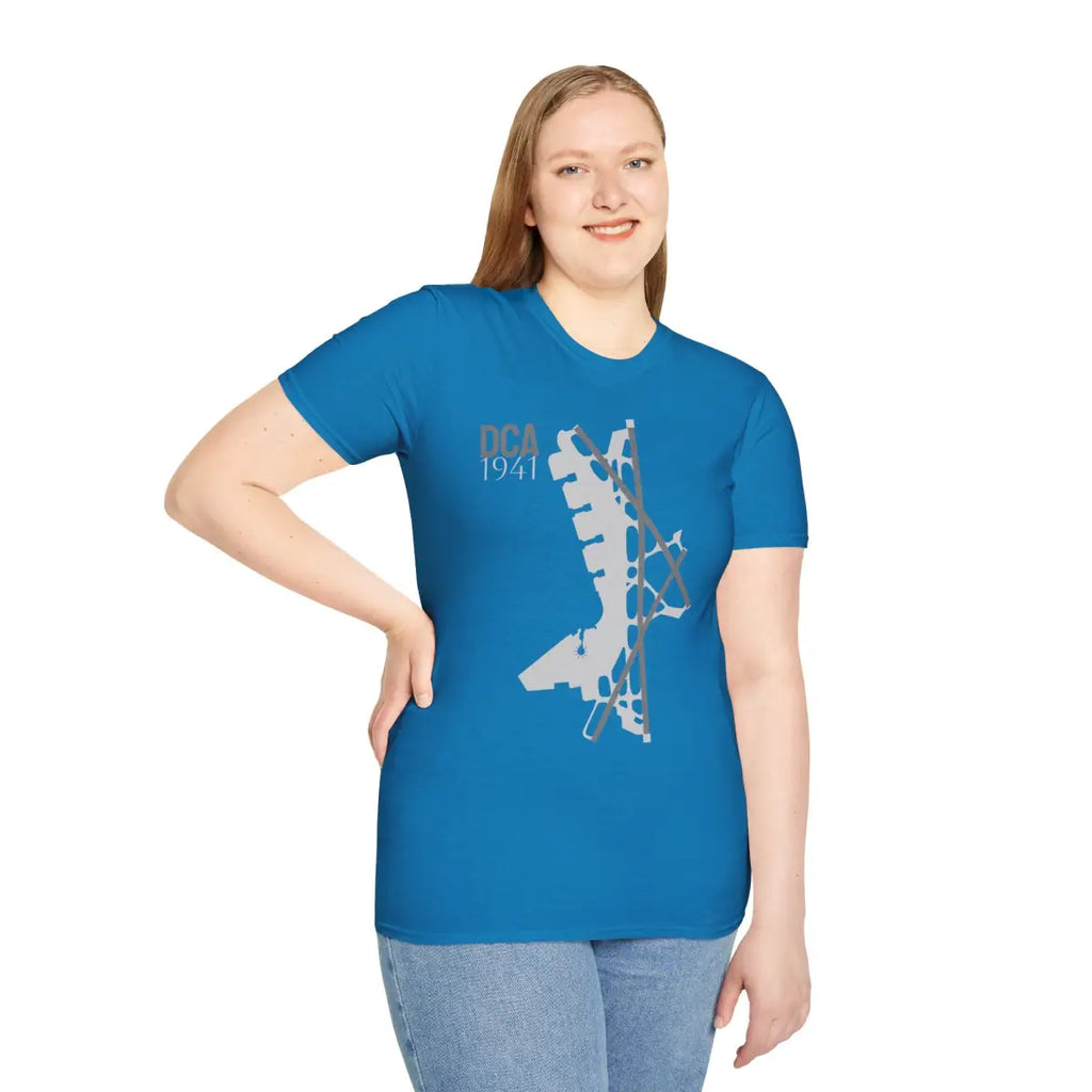 DCA Ronald Reagan Washington National 1941 - Tee - T-Shirt - Gifts for pilots - Aviation apparel