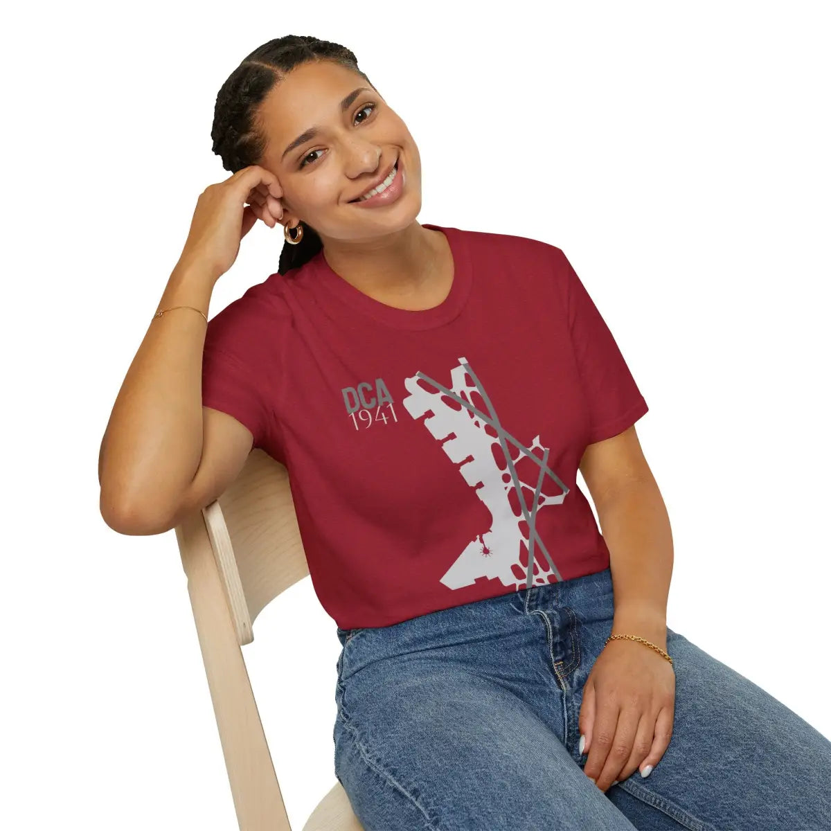 DCA Ronald Reagan Washington National 1941 - Tee - T-Shirt - Gifts for pilots - Aviation apparel