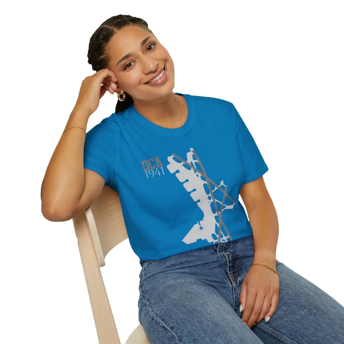 DCA Ronald Reagan Washington National 1941 - Tee - T-Shirt - Gifts for pilots - Aviation apparel