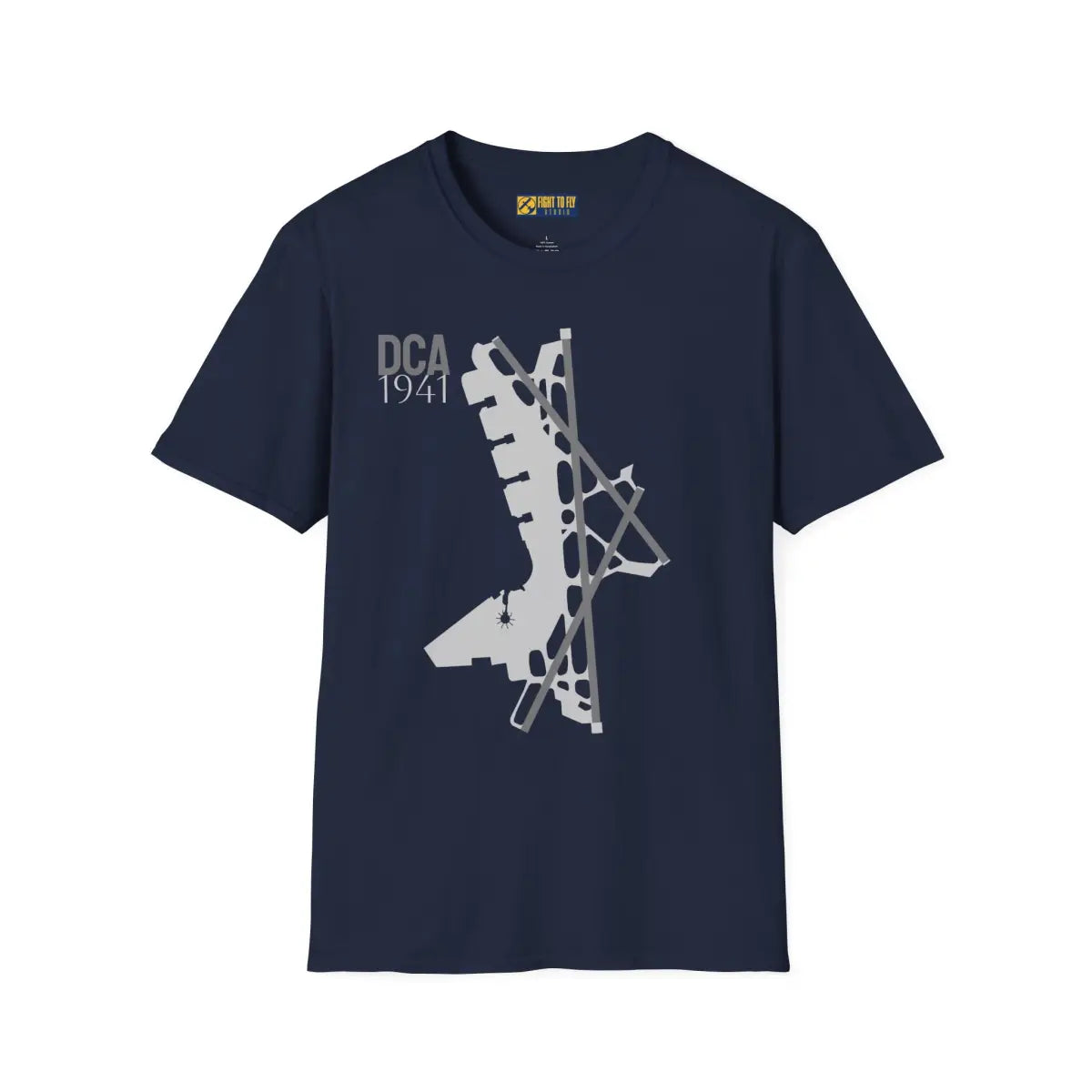 DCA Ronald Reagan Washington National 1941 - Tee - T-Shirt - Gifts for pilots - Aviation apparel