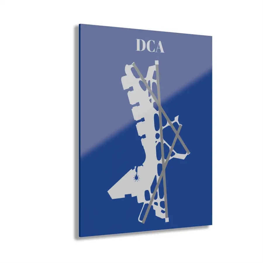 DCA - Ronald Reagan Washington National Acrylic Print - Home Decor - Pilot gifts - WWII warbird t-shirt