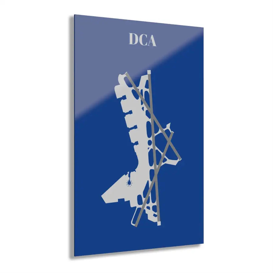 DCA - Ronald Reagan Washington National Acrylic Print - Home Decor - Pilot gifts - WWII warbird t-shirt