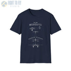 De Havilland DH.90 Mosquito — T-shirt - T-Shirt - Pilot gifts - WWII warbird t-shirt