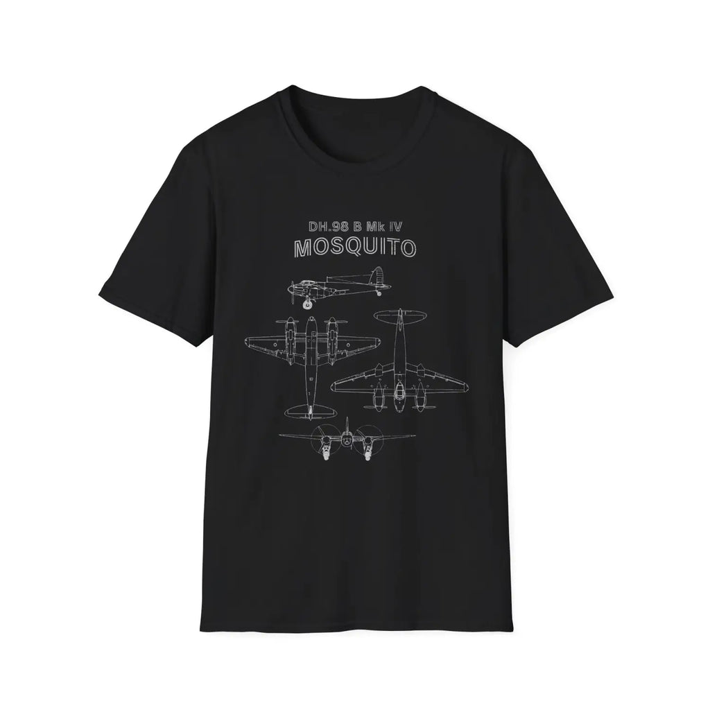 De Havilland DH.98 Mosquito B Mk IV — T-shirt - T-Shirt - Pilot gifts - WWII warbird t-shirt