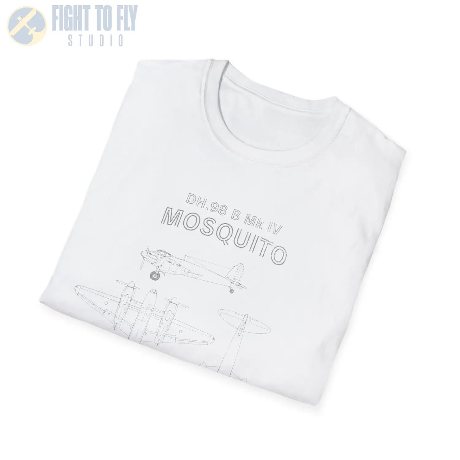 De Havilland DH.98 Mosquito B Mk IV — T-shirt - T-Shirt - Pilot gifts - WWII warbird t-shirt
