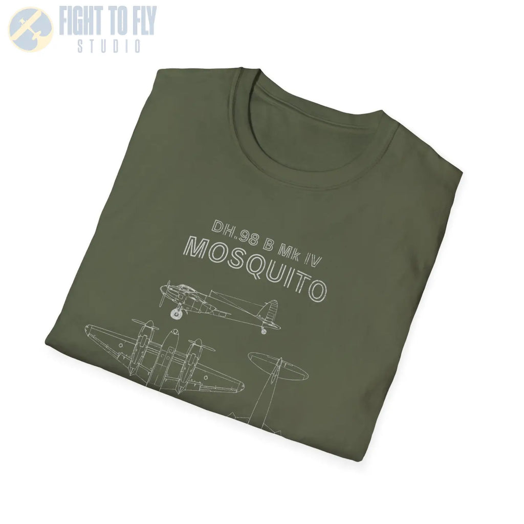 De Havilland DH.98 Mosquito B Mk IV — T-shirt - T-Shirt - Pilot gifts - WWII warbird t-shirt