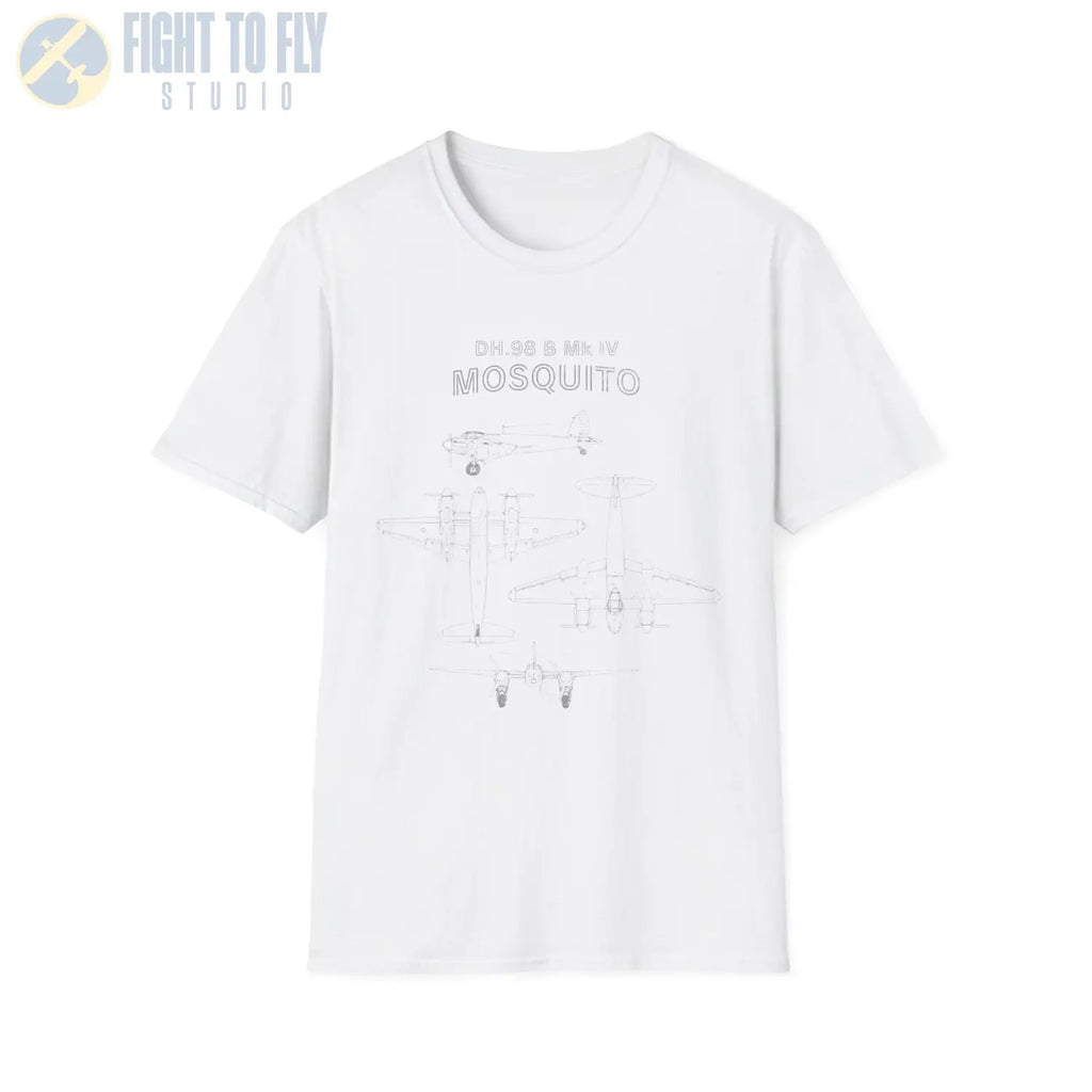 De Havilland DH.98 Mosquito B Mk IV — T-shirt - T-Shirt - Pilot gifts - WWII warbird t-shirt