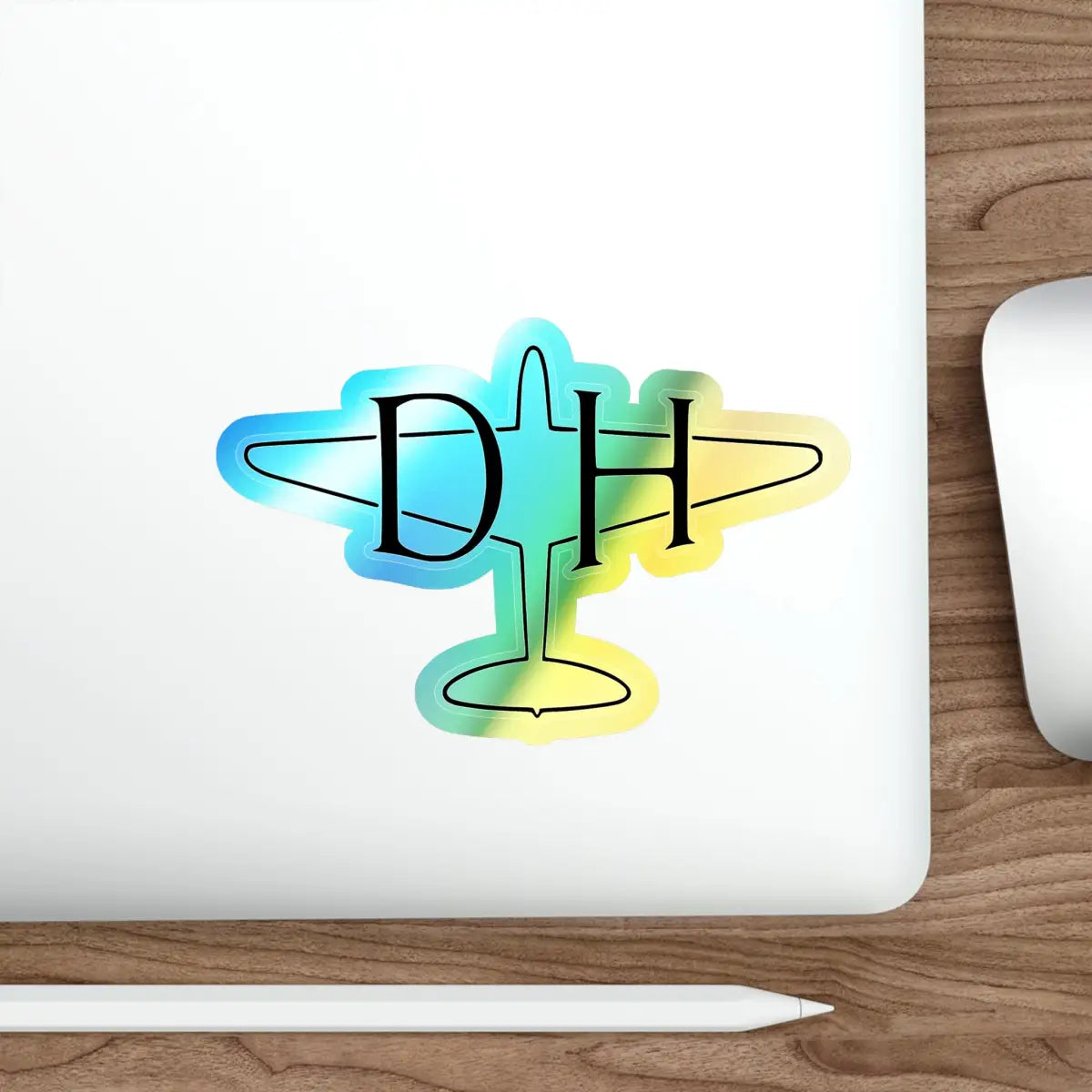 De Havilland Logo - Mosquito - Holographic Die-cut Stickers - Paper products - Pilot gifts - WWII warbird t-shirt