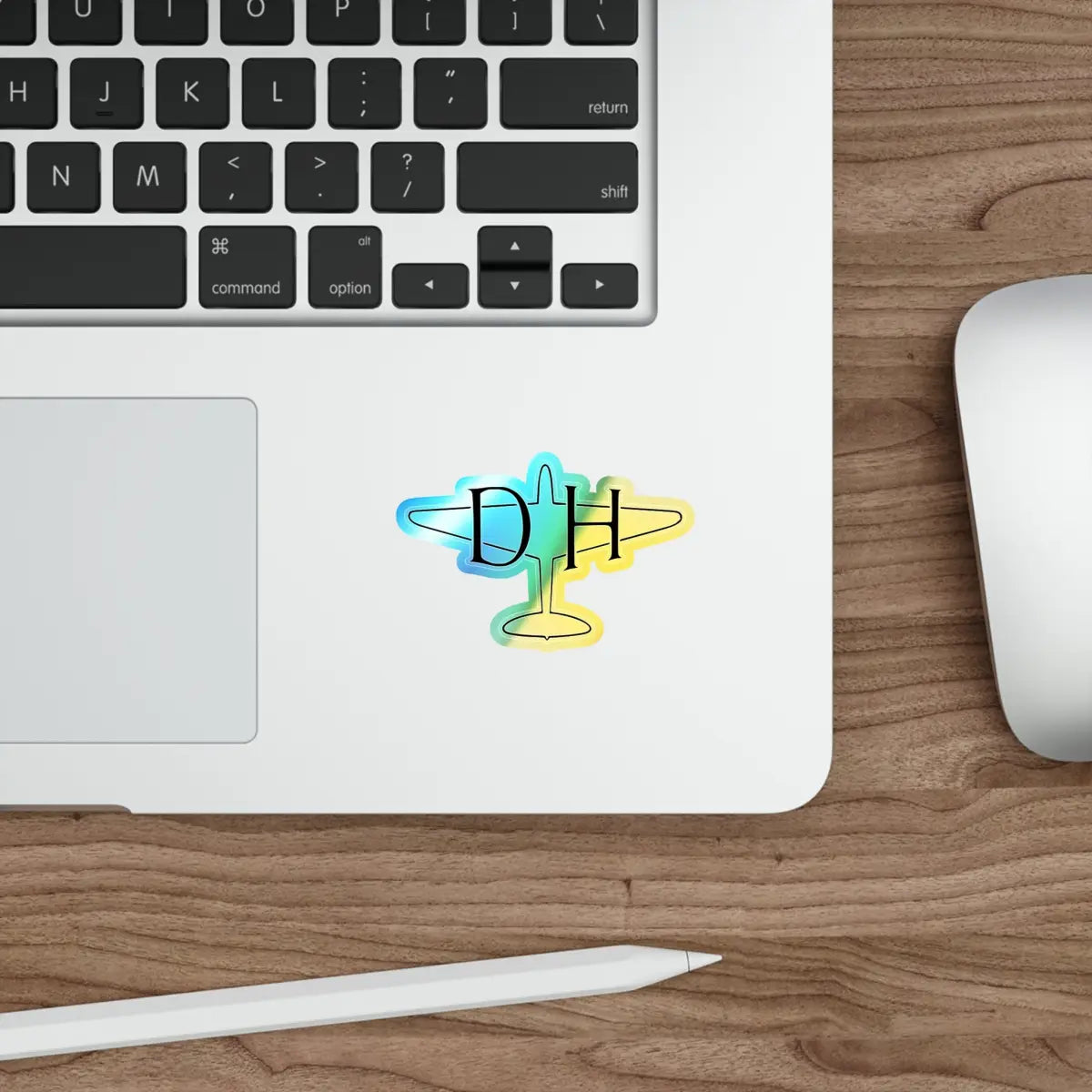De Havilland Logo - Mosquito - Holographic Die-cut Stickers - Paper products - Pilot gifts - WWII warbird t-shirt