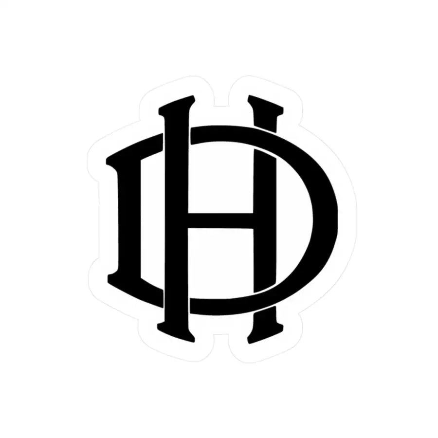 De Havilland Monogram Kiss-Cut Vinyl Decal - Paper products - Gifts for pilots - Aviation apparel