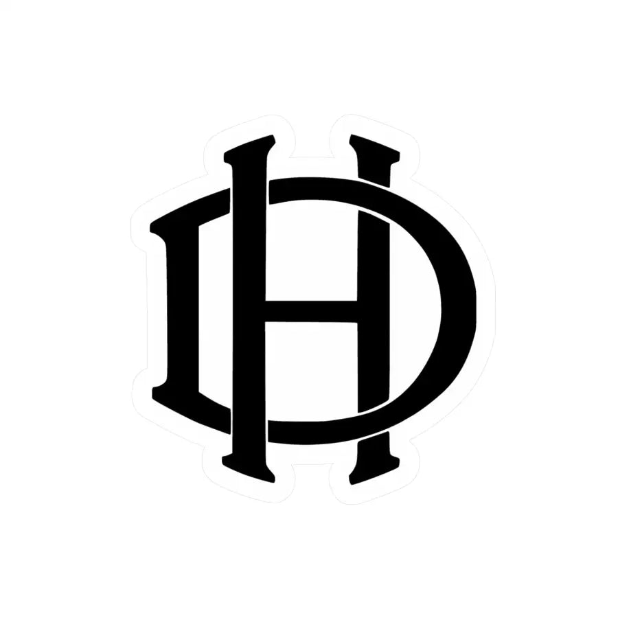 De Havilland Monogram Kiss-Cut Vinyl Decal - Paper products - Pilot gifts - WWII warbird t-shirt