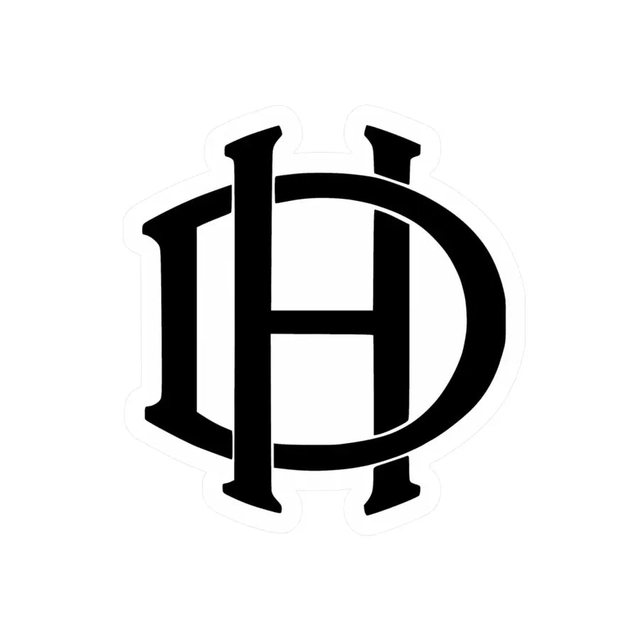 De Havilland Monogram Kiss-Cut Vinyl Decal - Paper products - Pilot gifts - WWII warbird t-shirt