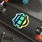De Havilland Monogram Logo - Holographic Die-cut Stickers - Paper products - Pilot gifts - WWII warbird t-shirt