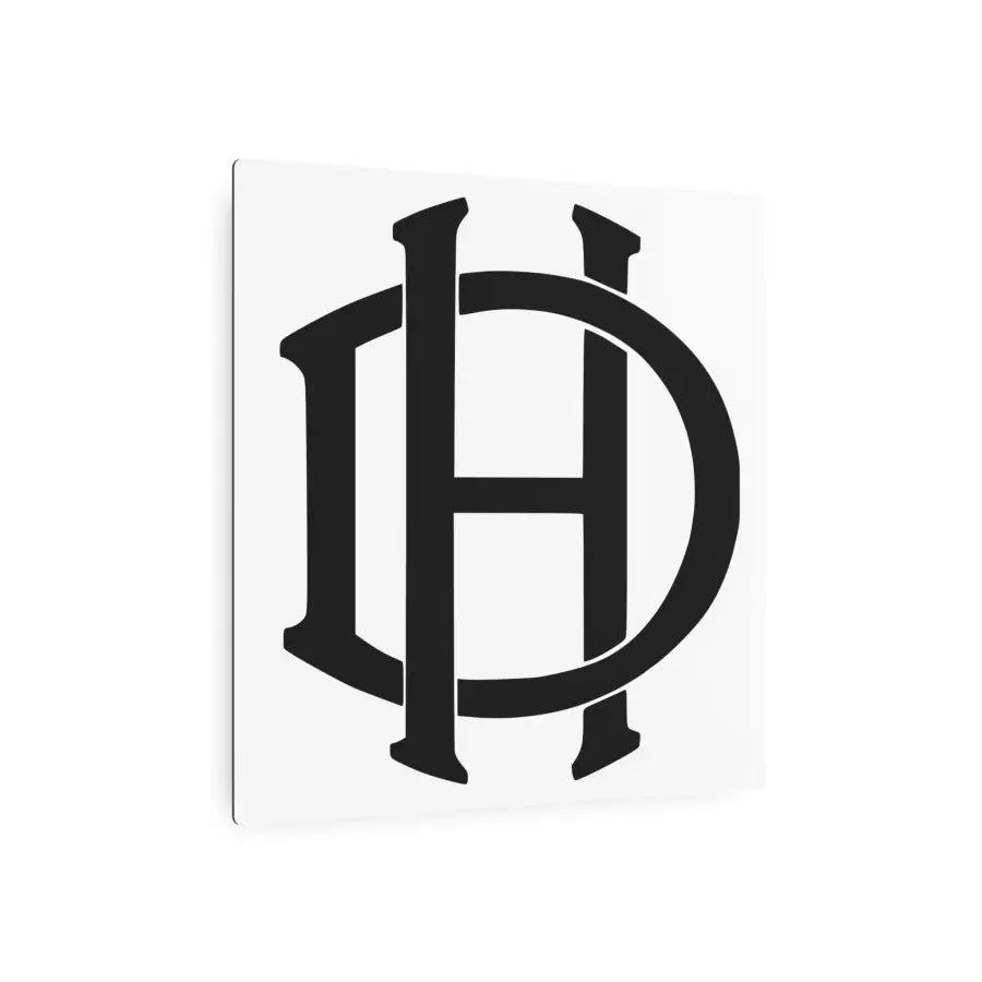 De Havilland Monogram Metal Art Sign - Home Decor - Gifts for pilots - Aviation apparel