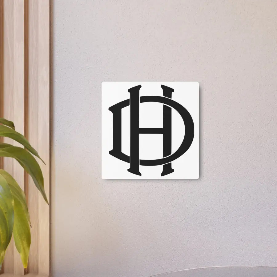 De Havilland Monogram Metal Art Sign - Home Decor - Gifts for pilots - Aviation apparel