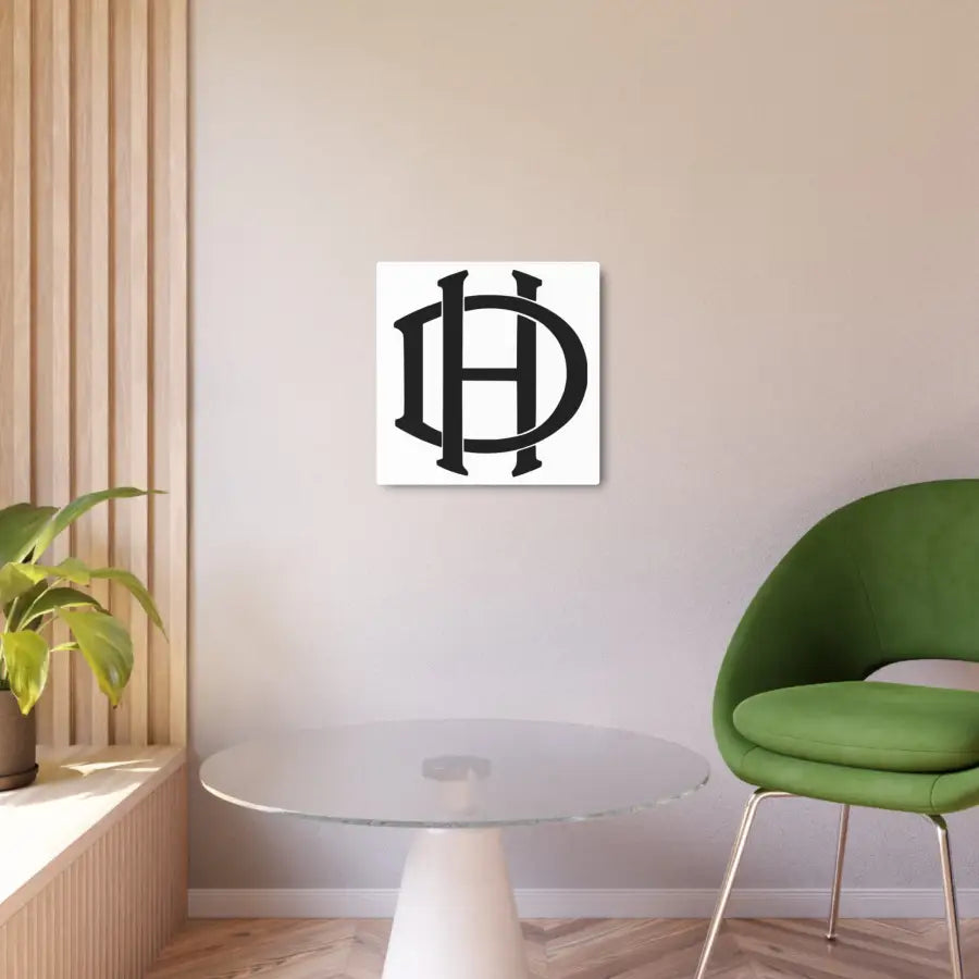 De Havilland Monogram Metal Art Sign - Home Decor - Gifts for pilots - Aviation apparel