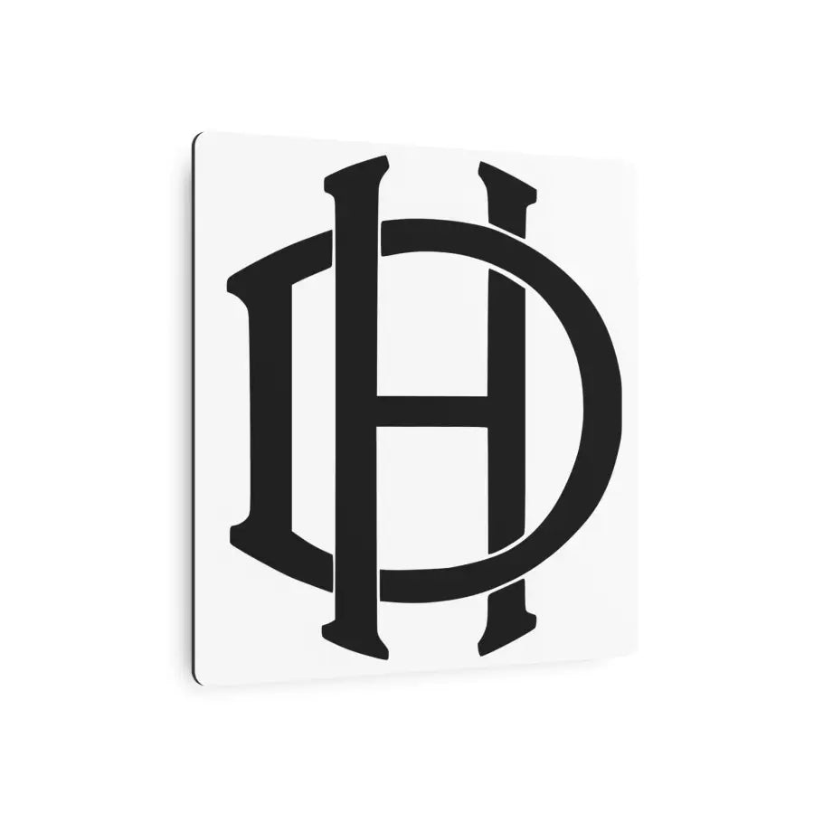 De Havilland Monogram Metal Art Sign - Home Decor - Gifts for pilots - Aviation apparel