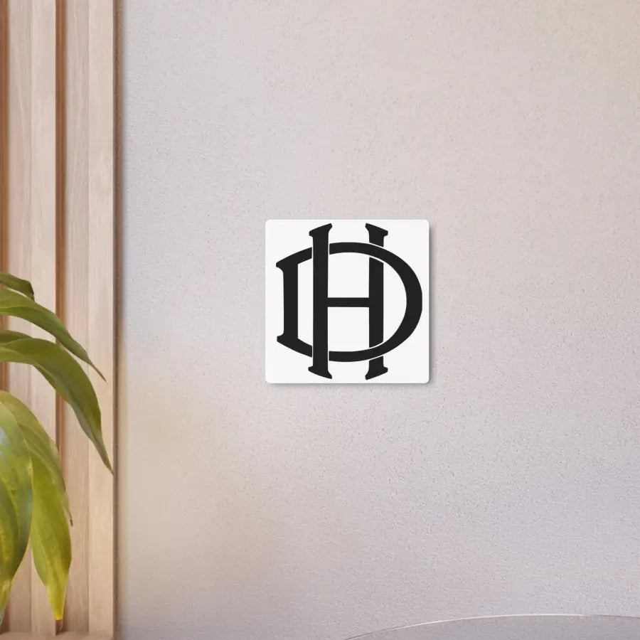 De Havilland Monogram Metal Art Sign - Home Decor - Gifts for pilots - Aviation apparel