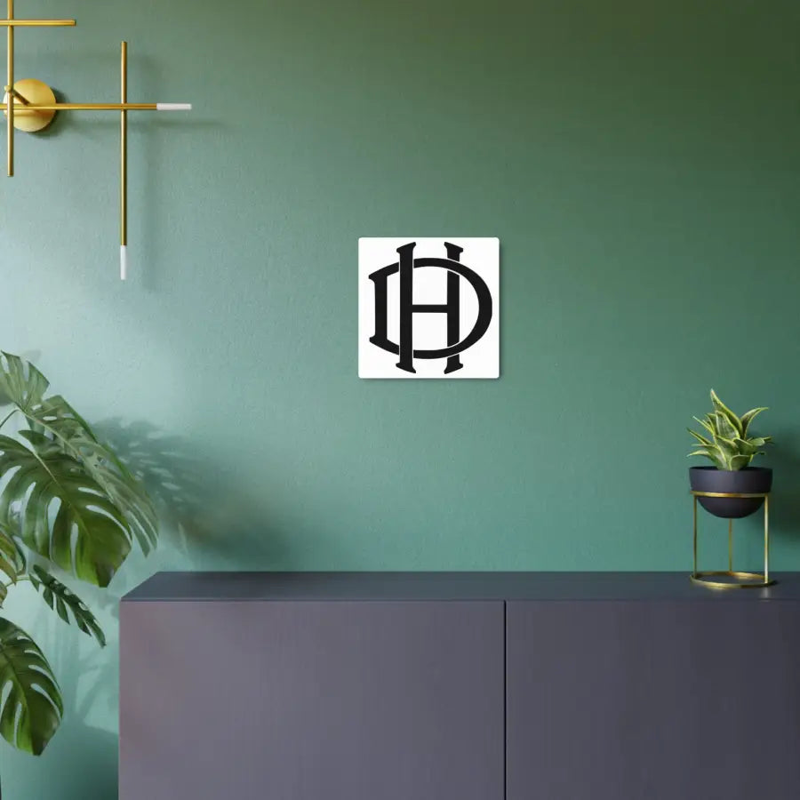 De Havilland Monogram Metal Art Sign - Home Decor - Gifts for pilots - Aviation apparel