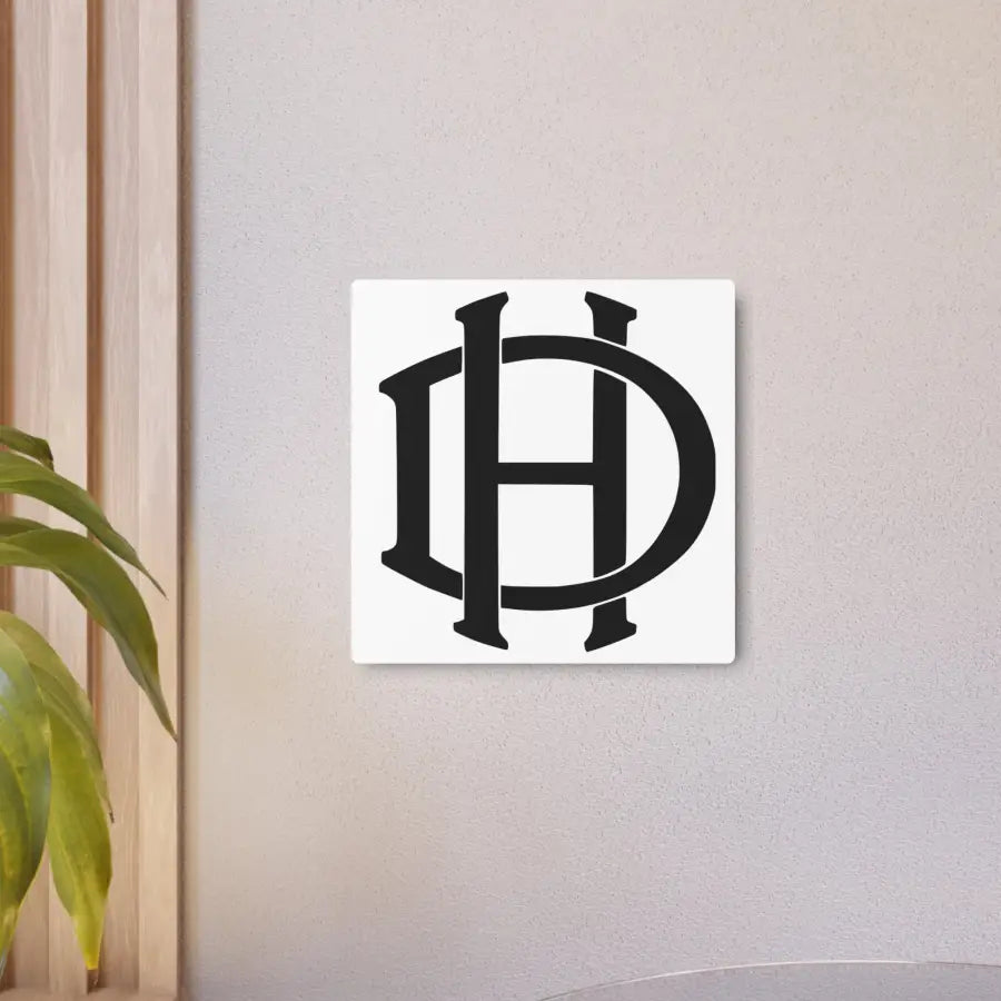De Havilland Monogram Metal Art Sign - Home Decor - Gifts for pilots - Aviation apparel