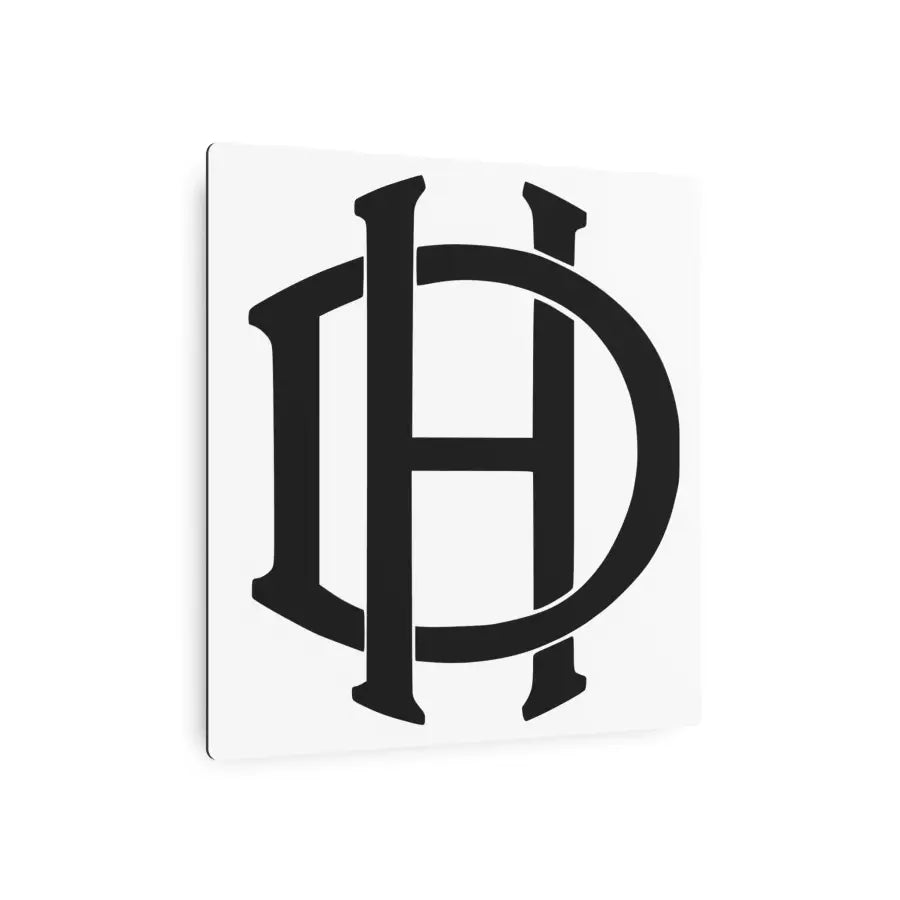 De Havilland Monogram Metal Art Sign - Home Decor - Gifts for pilots - Aviation apparel