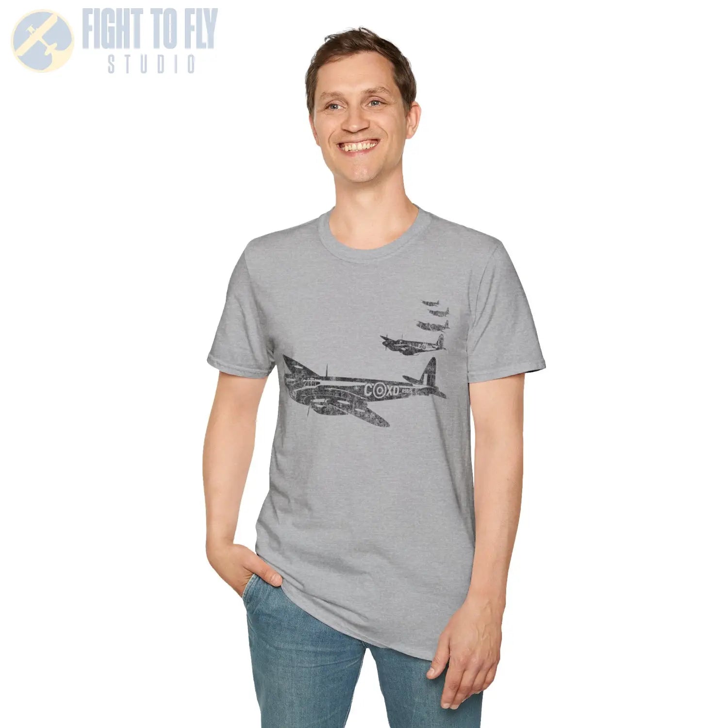 De Havilland Mosquito “Element Flight” WWII T-Shirt - Pilot gifts - warbird t-shirt