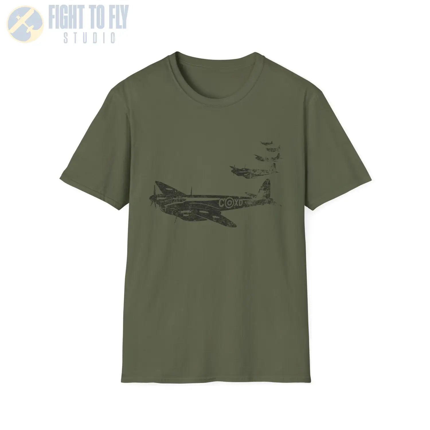 De Havilland Mosquito “Formation Flight” WWII T-Shirt - Pilot gifts - warbird t-shirt