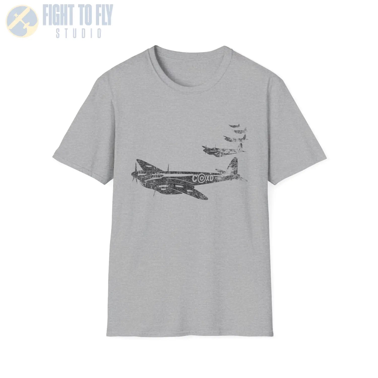 De Havilland Mosquito “Formation Flight” WWII T-Shirt - Pilot gifts - warbird t-shirt