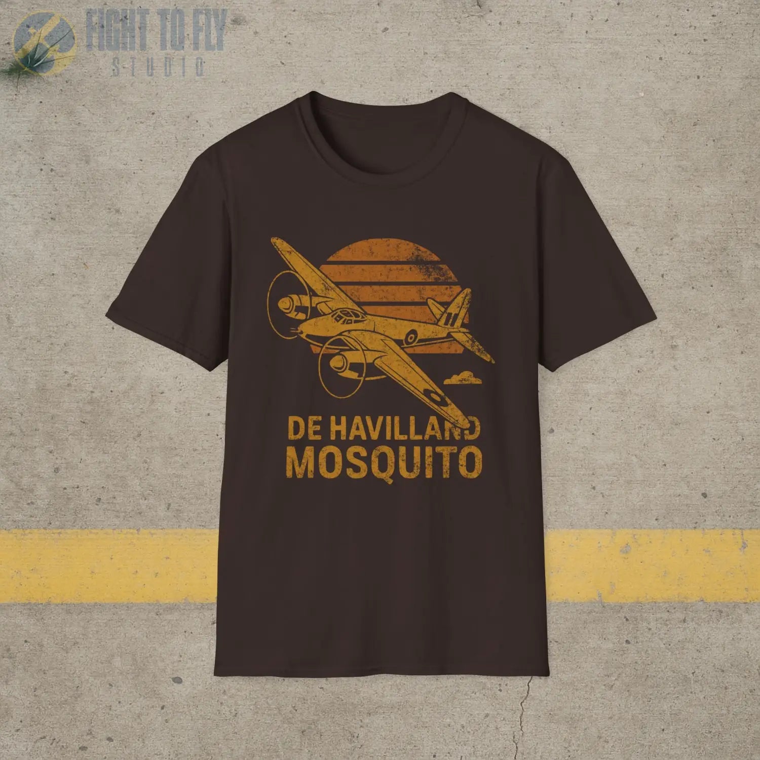 De Havilland Mosquito “Retro Heritage” WWII T-Shirt - Pilot gifts - warbird t-shirt
