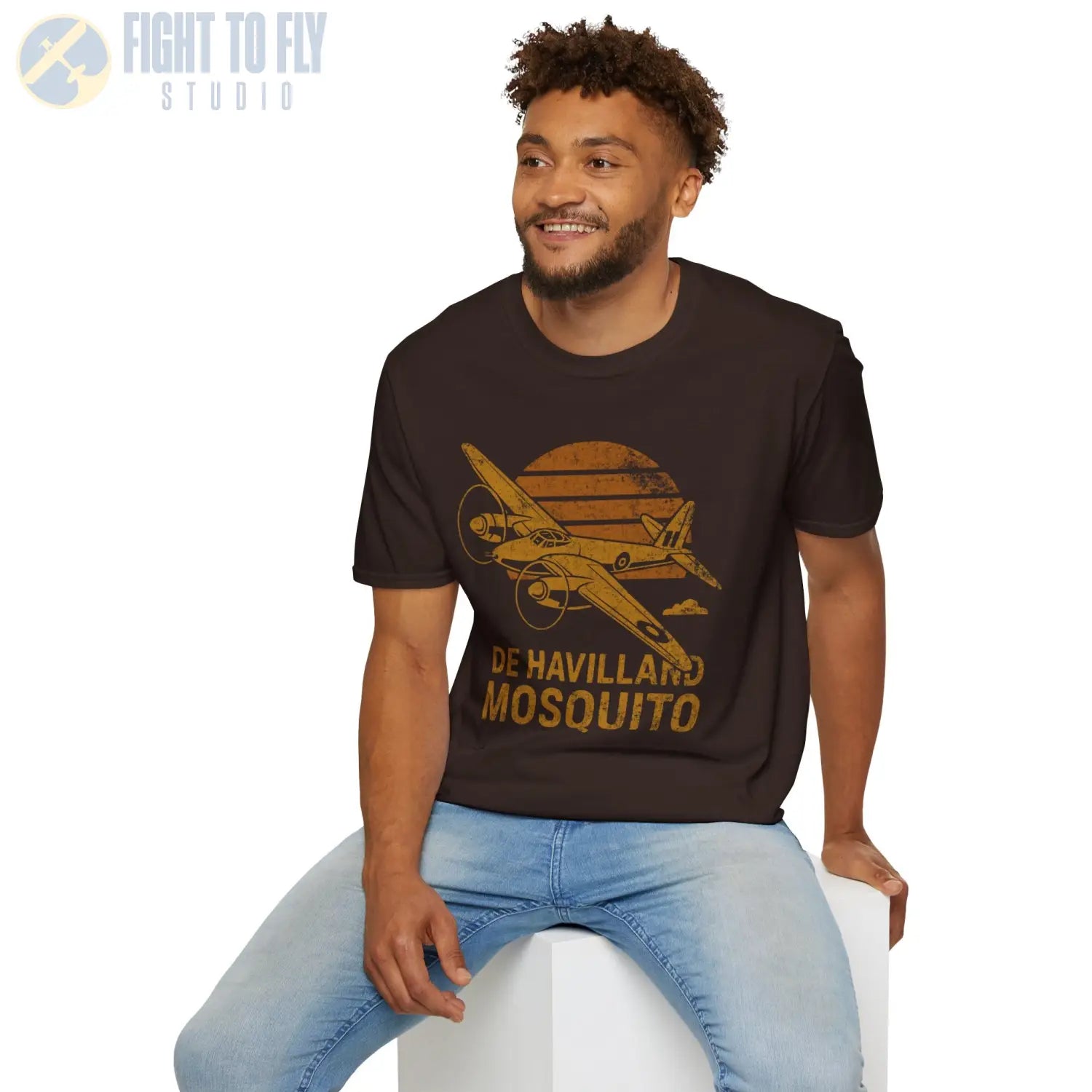 De Havilland Mosquito “Retro Heritage” WWII T-Shirt - Pilot gifts - warbird t-shirt
