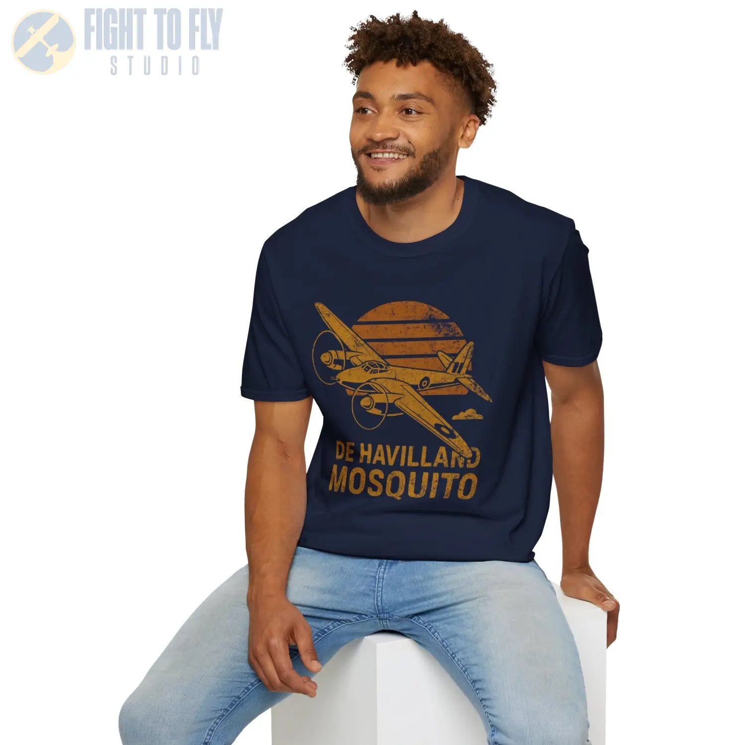 De Havilland Mosquito “Retro Heritage” WWII T-Shirt - Pilot gifts - warbird t-shirt